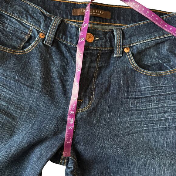 The Limited Vintage Flare Jeans Women's Sz 2 26 Blue Mid Rise Retro Y2K Boho - Picture 9 of 14